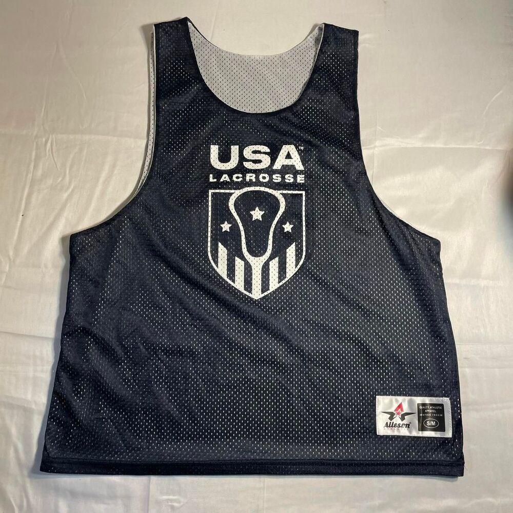 Lacrosse Men's Navy and Blue T-shirt